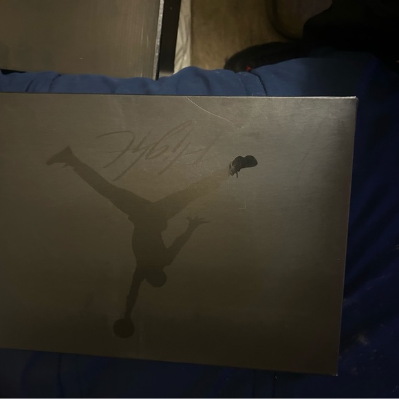 Jordan Black Shoe Box with Logo